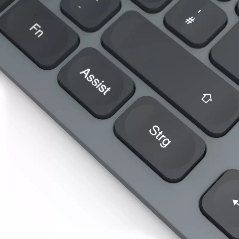 Hama CK-400 Teclado Home/Office USB QWERTZ Alemán Negro, Gris oscuro