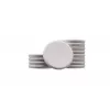 Imán para pizarra de cristal Legamaster gris cálido, metal, 30×7 mm, pack de 5