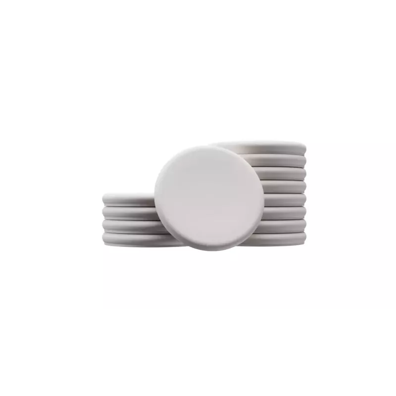 Imán para pizarra de cristal Legamaster gris cálido, metal, 30×7 mm, pack de 5