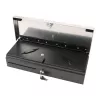 Cajón portamonedas electrónico Olympia HS-170S con carcasa de plástico/acero, negro y acabado acero inoxidable