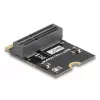 DeLOCK 64341 adaptador M.2 interno interfaz host conector M.2 Negro