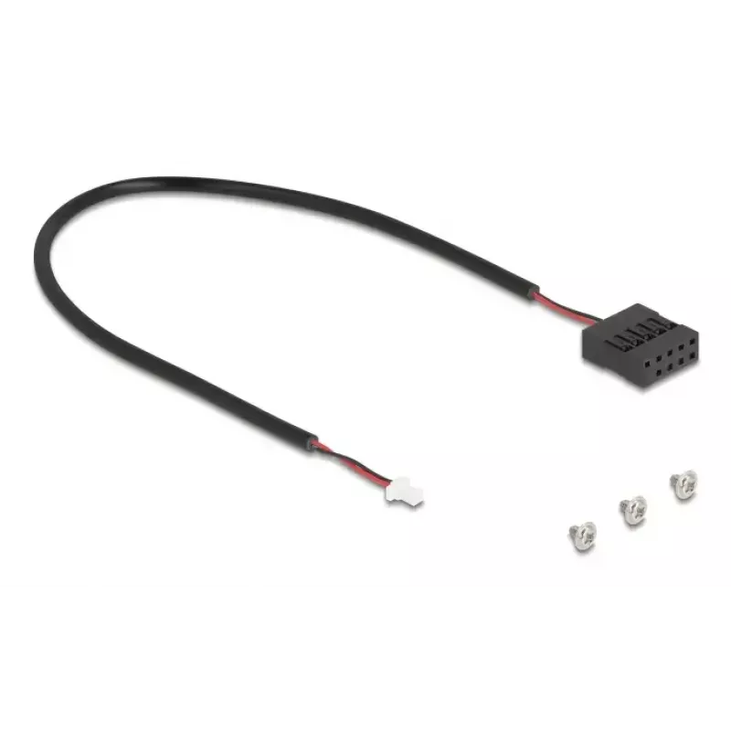 DeLOCK 64344 adaptador M.2 interno conector Negro 22x80x5mm