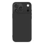JT Berlin 11141 Pankow Soft funda trasera para Apple iPhone 17 Pro, poliuretano, protección contra golpes, negra