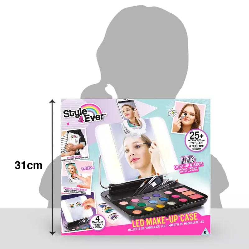 Set de maquillaje Canal Toys STYLE 4 EVER con iluminación LED