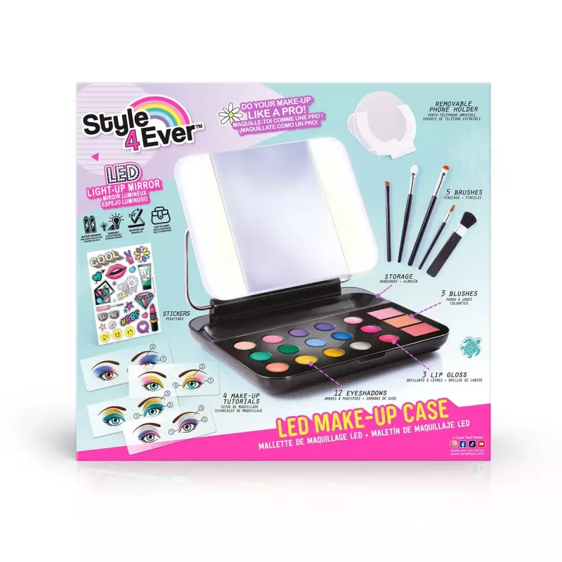 Set de maquillaje Canal Toys STYLE 4 EVER con iluminación LED