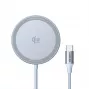 UGREEN MagFlow W753 Qi2 base de carga inalámbrica magnética, 25 W, plata