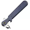 Abrelatas mecánico Westmark Columbus negro acero cepillado ancho 28 mm profundidad 162 mm alto 28 mm