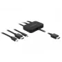 Adaptador de cable de vídeo DeLOCK 85830 HDMI Tipo A HDMI Mini DisplayPort USB Tipo C Negro
