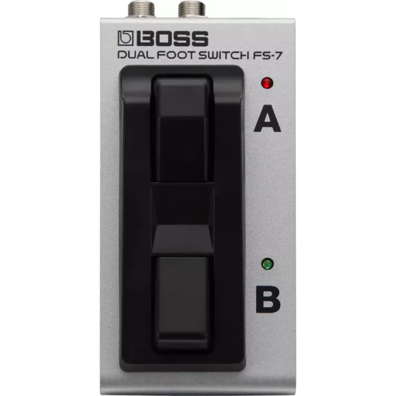 BOSS FS-7 doble pedal footswitch, negro/plata