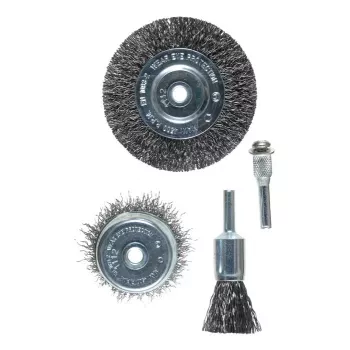 Plato de pulir KWB juego de cepillos de alambre 597500