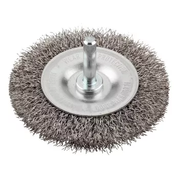 Cepillo de alambre KWB 607330 7,5 cm diámetro de vástago 6 mm