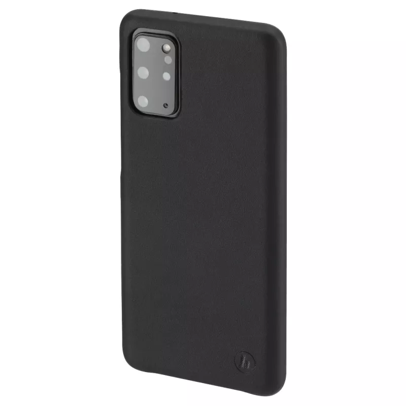 Hama Essential Line Finest Sense funda trasera para Samsung Galaxy S20+ / S20+ 5G, piel sintética, negro