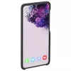 Hama Essential Line Finest Sense funda trasera para Samsung Galaxy S20+ / S20+ 5G, piel sintética, negro