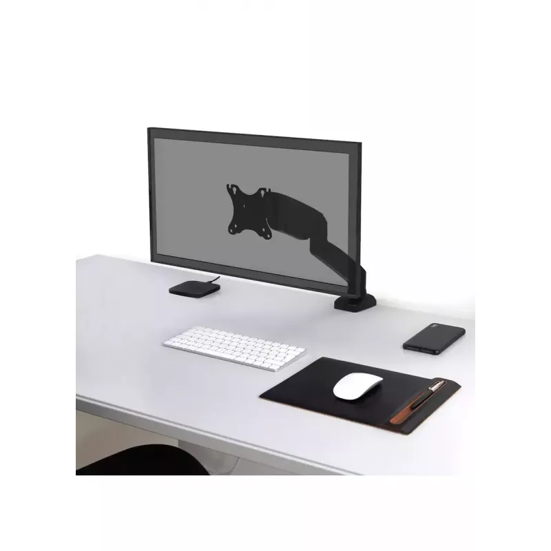 Soporte para monitor Port Designs 901104 81,3 cm Negro Fijación por pinza VESA 75x75 100x100