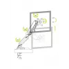 Soporte para monitor Port Designs 901104 81,3 cm Negro Fijación por pinza VESA 75x75 100x100