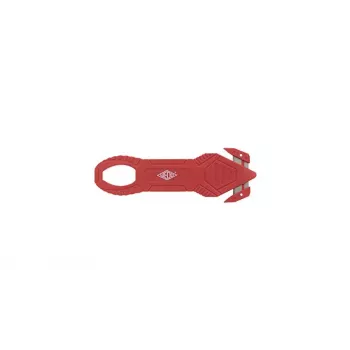 Wedo Cortafolios Rojo Wedo 44 mm de ancho 132 mm de largo 4 mm de grosor