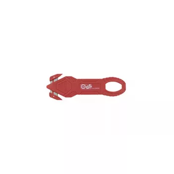 Wedo Cortafolios Rojo Wedo 44 mm de ancho 132 mm de largo 4 mm de grosor