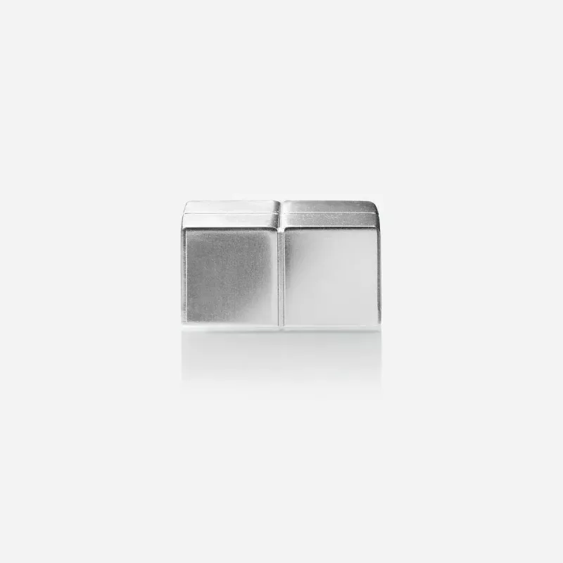 Imán para manualidades cuadrado Sigel BA705 neodimio plata 20x20x10mm