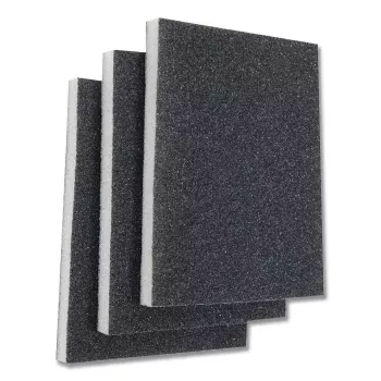 Esponja abrasiva KWB 089030 grano grueso 3 uds. 125 mm x 100 mm x 1 cm