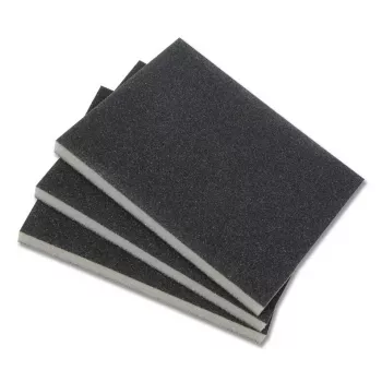 Esponja abrasiva KWB 089030 grano grueso 3 uds. 125 mm x 100 mm x 1 cm