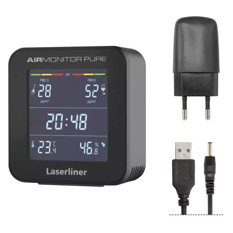 Laserliner AirMonitor PURE negro rango de temperatura -9.9 to 50 °C