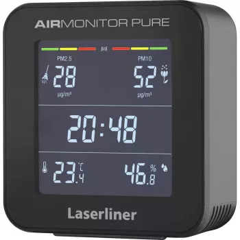 Laserliner AirMonitor PURE negro rango de temperatura -9.9 to 50 °C