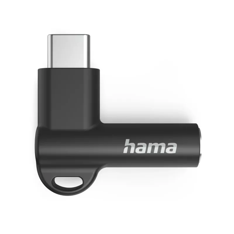 Hama 00201701 Adaptador de cable USB-C 3,5 mm Negro
