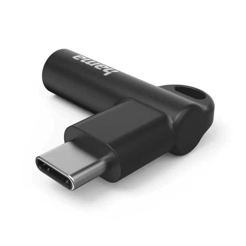 Hama 00201701 Adaptador de cable USB-C 3,5 mm Negro