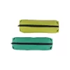 Estuche escolar Herlitz Origami Funky Soft poliuretano turquesa 200x65x35mm