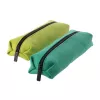 Estuche escolar Herlitz Origami Funky Soft poliuretano turquesa 200x65x35mm