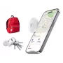 Cellularline Tracy – rastreador de objetos diseñado para iOS compatible con Android, ideal para encontrar llaves, mochilas y objetos personales a través de la app Buscar de Apple. Compacto, preciso y fácil de configurar.