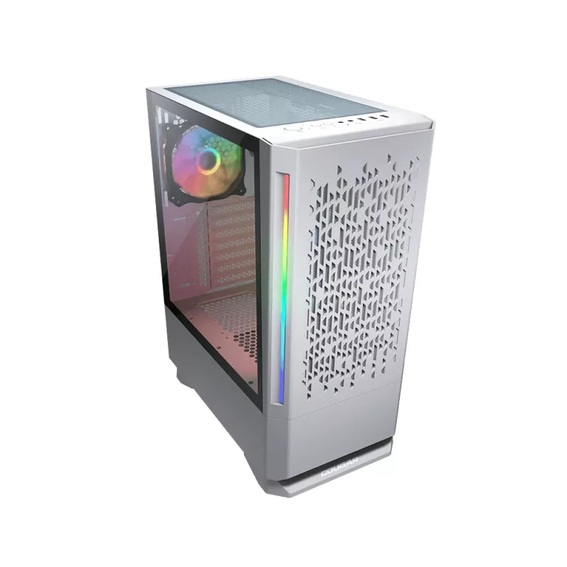 Caja de PC COUGAR caja gaming MX430 Air RGB blanca torre Midi