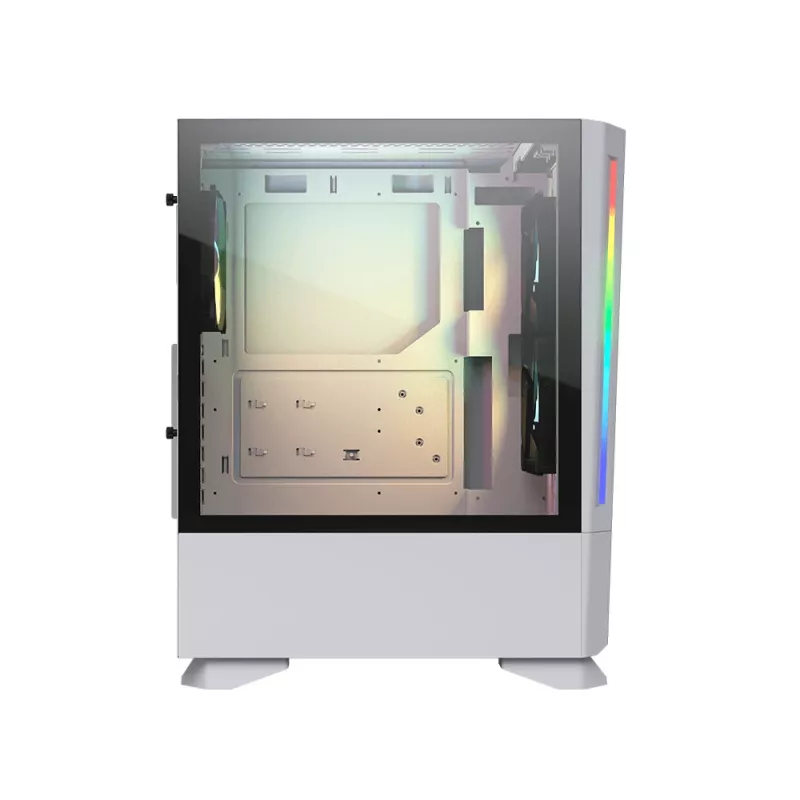 Caja de PC COUGAR caja gaming MX430 Air RGB blanca torre Midi