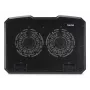 Base refrigeradora para portátil Hama negra metal 39,6 cm (15,6