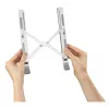 Soporte para portátil Hama aluminio plateado 39,6 cm (15,6