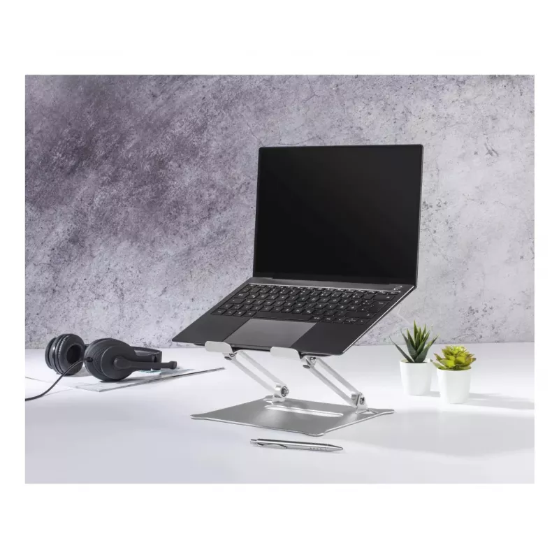 Soporte para portátil Hama aluminio plateado 39,6 cm (15,6
