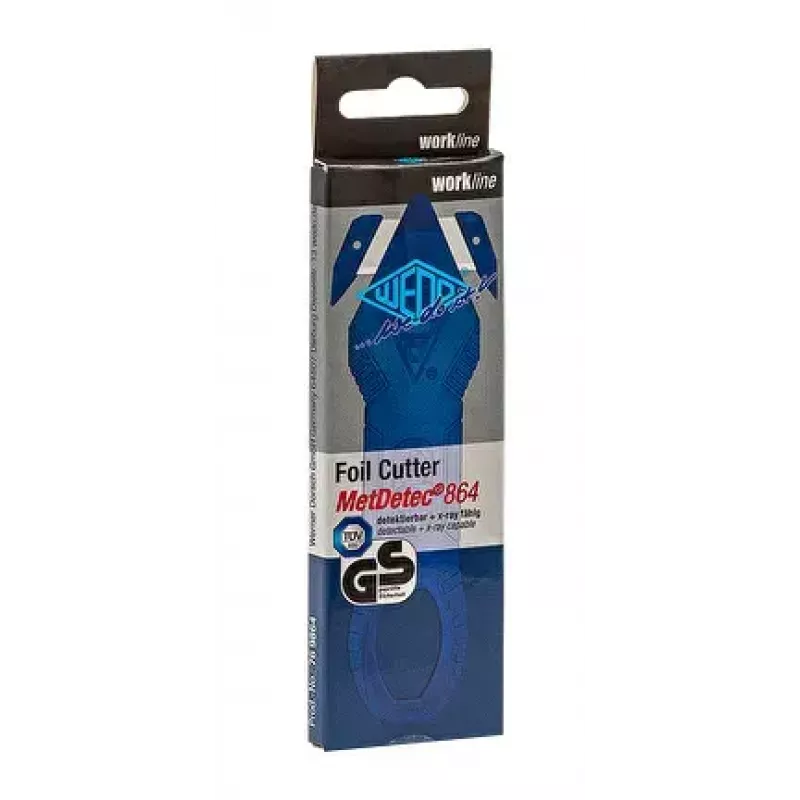 Cuchillo universal Wedo 76 9864 azul cuchillo de hoja fija