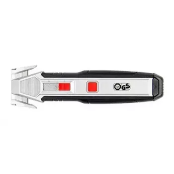 Cúter Wedo 78 888 negro rojo plata hoja recambiable 50 mm de ancho 175 mm de largo