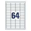 Etiquetas autoadhesivas Avery 4785 Rectangular Permanente Blanca 1920 unidades