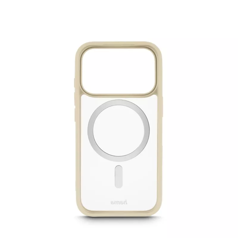 Funda para móvil Hama Frame Protect 16 cm (6,3 inch) cover beige, transparente