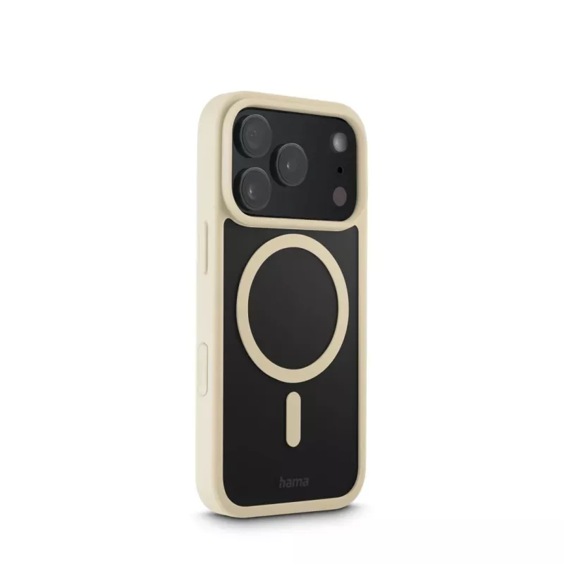 Funda para móvil Hama Frame Protect 16 cm (6,3 inch) cover beige, transparente