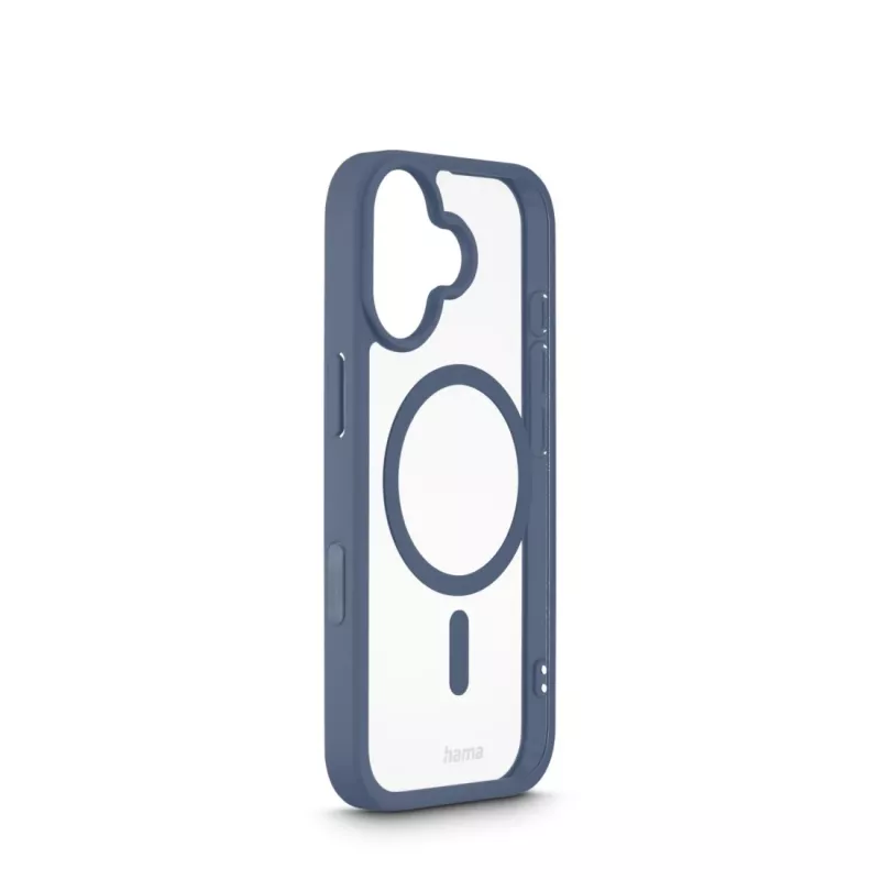 Hama Frame Protect 00232382 funda magnética para Apple iPhone 17, transparente/azul
