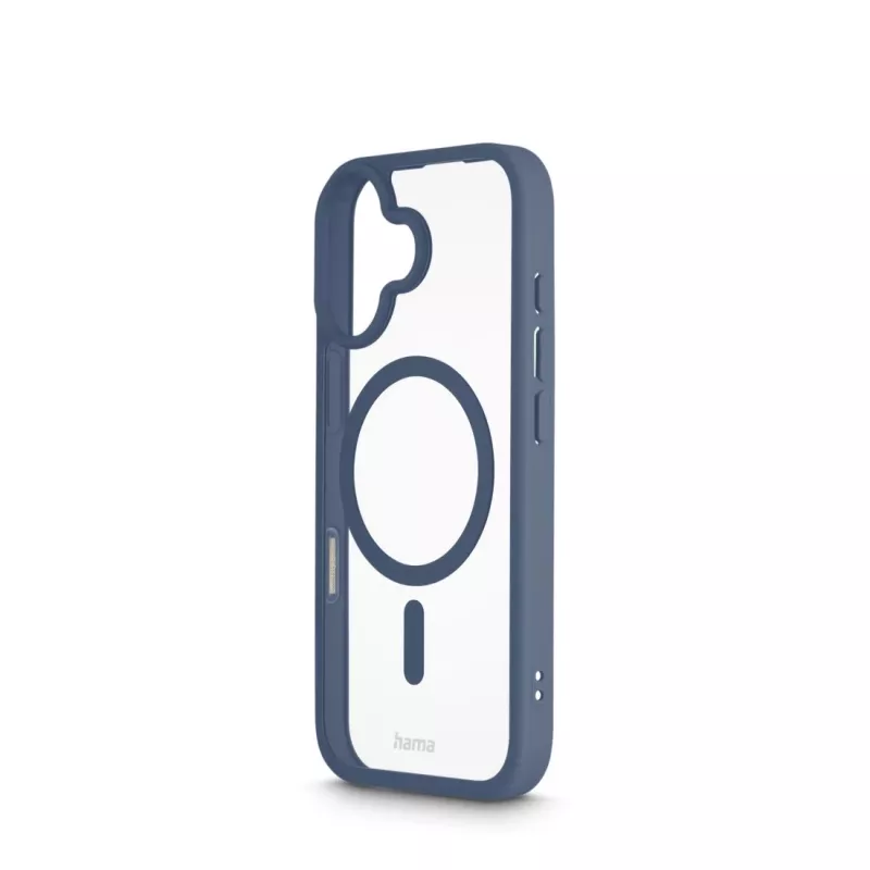 Hama Frame Protect 00232382 funda magnética para Apple iPhone 17, transparente/azul