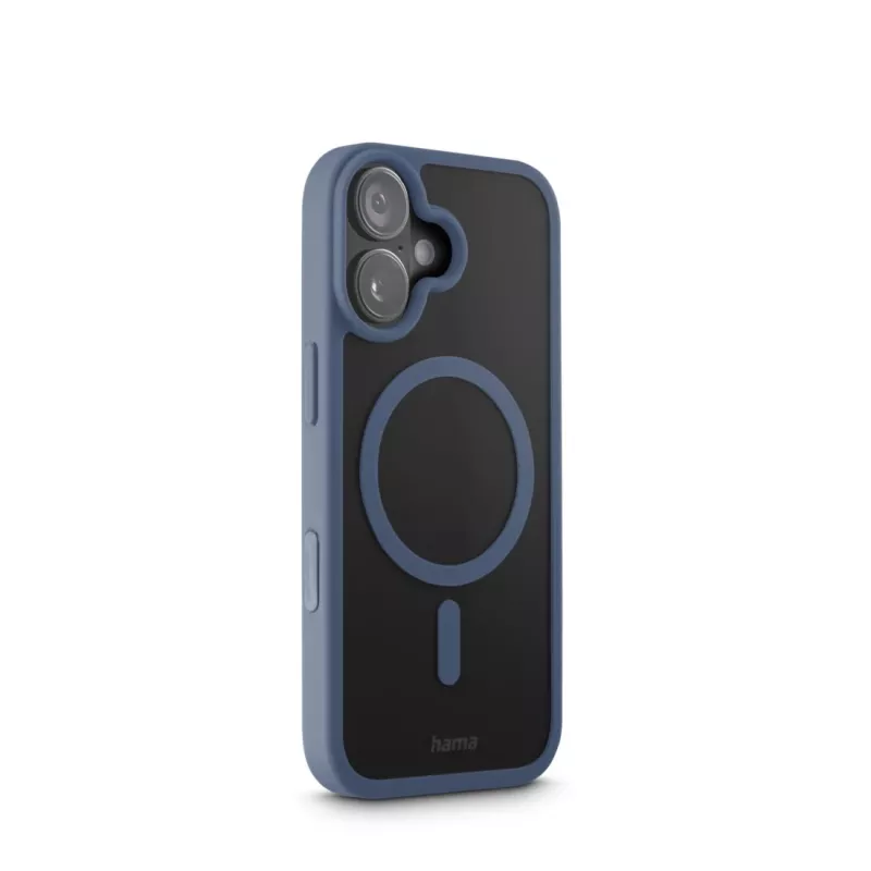 Hama Frame Protect 00232382 funda magnética para Apple iPhone 17, transparente/azul