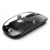 Hama WM-600 Multi-Device ratón, inalámbrico RF + Bluetooth, plano, 6 botones, transparente
