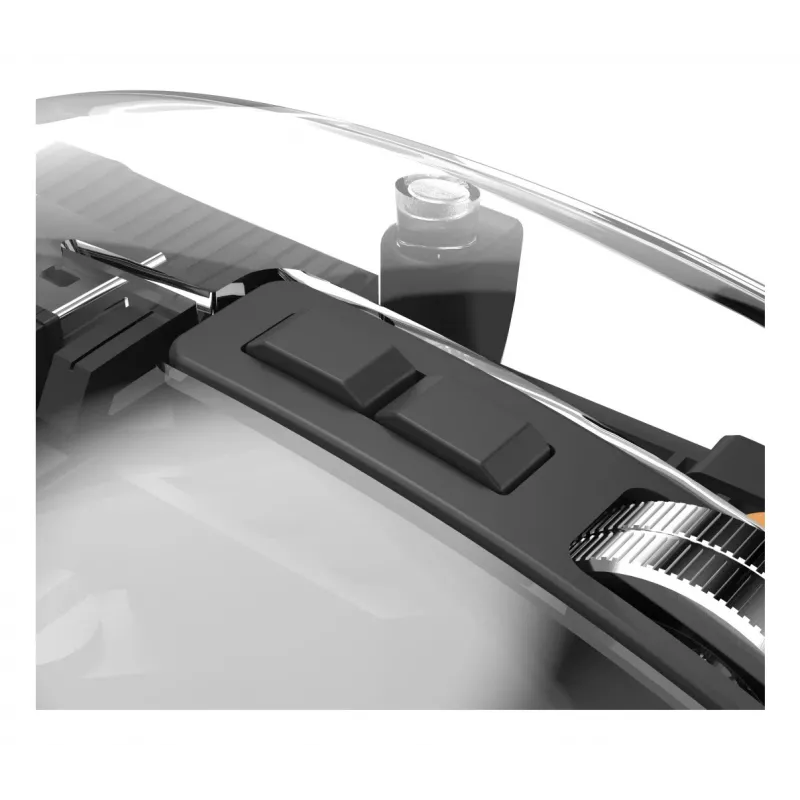 Hama WM-600 Multi-Device ratón, inalámbrico RF + Bluetooth, plano, 6 botones, transparente