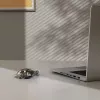 Hama WM-600 Multi-Device ratón, inalámbrico RF + Bluetooth, plano, 6 botones, transparente