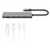 Hama 00200147 hub de interfaces USB Type-C 10000 Mbit/s gris