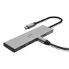 Hama 00200147 hub de interfaces USB Type-C 10000 Mbit/s gris