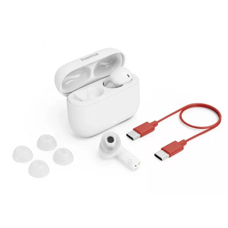 Hama Passion Clear II auriculares True Wireless Stereo (TWS) in-ear llamadas/música Bluetooth blanco